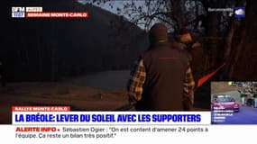 Rallye Monte-Carlo: des spectateurs présents dès le lever du soleil à La Bréole