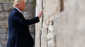 Donald Trump devant le mur des Lamentations, le 22 mai 2017