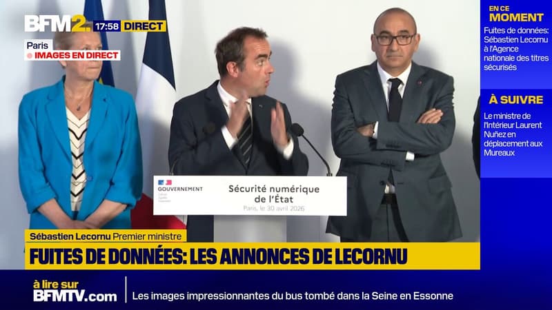 Fuite de données à l'ANTS: "Le portail a rouvert depuis hier, il y a quelques difficultés encore", déclare le ministre de l'Intérieur, Laurent Nuñez