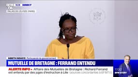 En raison de la séparation des pouvoirs, Sibeth Ndiaye ne fera "pas de commentaire" sur le fait que Richard Ferrand est entendu par des juges d'instruction à Lille