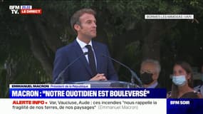 Emmanuel Macron: "Le monde dans lequel nous vivons n'est pas donné, il est le fruit de nos combats"