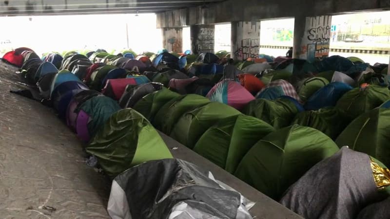 1.017 personnes ont été évacuées du camp du Millénaire mercredi à  Paris.