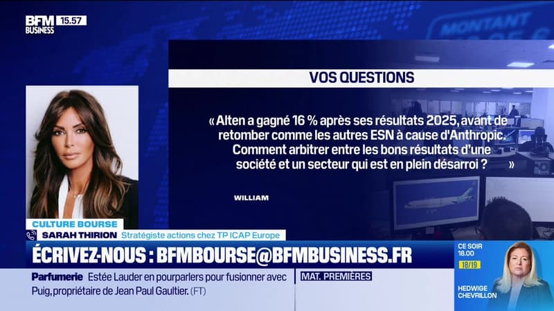 Culture Bourse : "Comment arbitrer entre les bons résultats d’une société et un secteur qui est en plein désarroi ?", par Julie Cohen-Heurton - 24/03