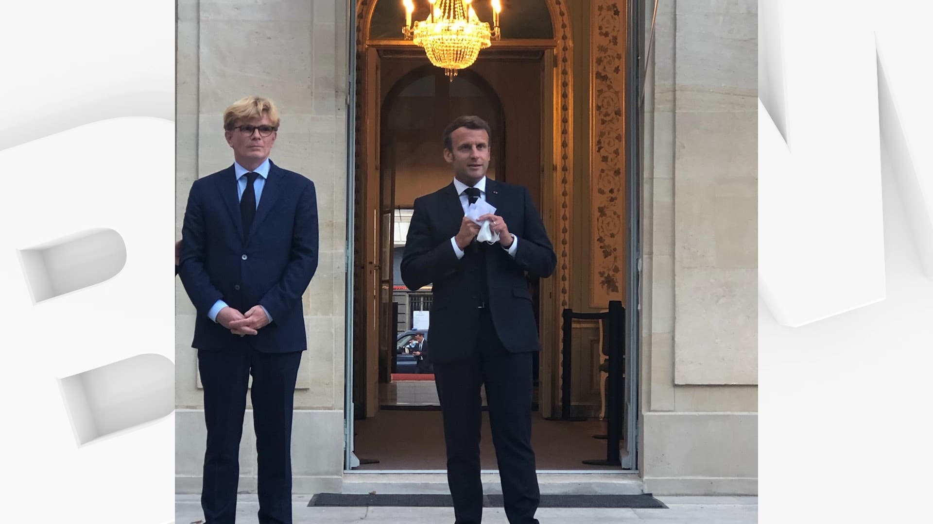 Emmanuel Macron devant les parlementaires de la majorité le 27 juillet 2020 Emmanuel Macron devant les parlementaires de la majorité le 27 juillet 2020