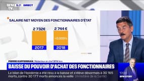 Fonctionnaires: une baisse du pouvoir d'achat