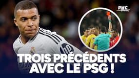 Mbappé, une quatrième exclusion en carrière... les trois premières étaient avec le PSG