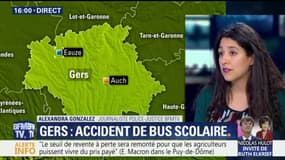 Un accident de car scolaire s'est produit dans le Gers : 28 personnes blessés, 3 graves