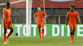 Matthijs De Ligt avec la sélection des Pays-Bas, à Almancil le 2 juin 2021