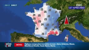 Météo: 10 départements en vigilance orange pluie-inondation dans l'Est du pays