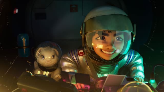 Le film d'animation "Over The Moon", nouvelle production de Netflix.