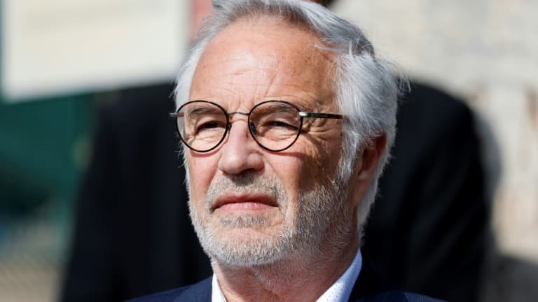 Le maire de Dijon et ex-ministre François Rebsamen le 28 mars 2022 à Dijon