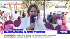 Flamme olympique à Toulon: la maire Josée Massi mentionne "une très grande fierté, un très grand honneur"