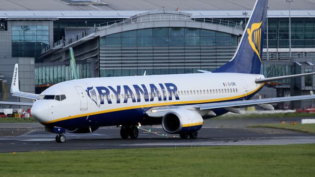 L'Irlandais tentait d'attraper son vol Ryanair à l'aéroport de Dublin, ici photographié le 21 septembre 2017. 