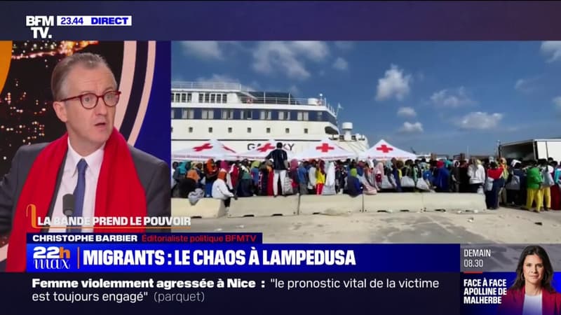 LA BANDE PREND LE POUVOIR - Le débarquement de près de 6000 migrants à Lampedusa