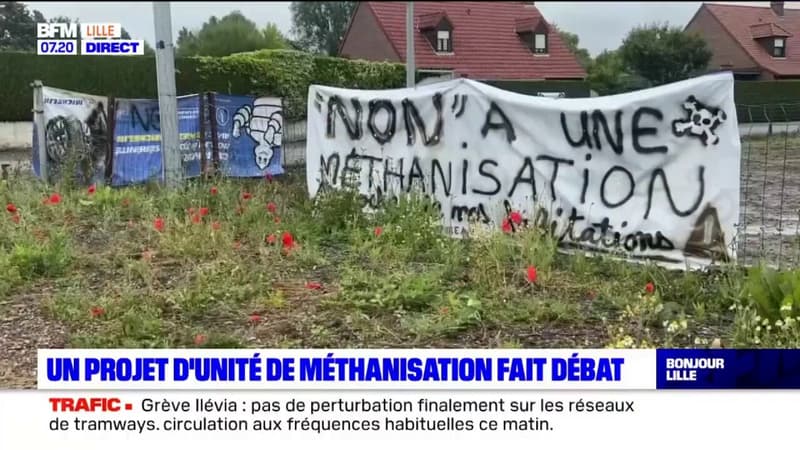 Nord: l'emplacement de l'unité de méthanisation fait débat à Frelinghien, une pétition lancée