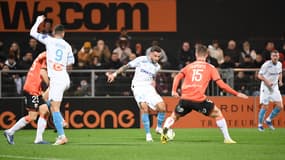 Jonathan Clauss lors de Lorient-OM, le 10 décembre 2023