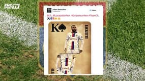 La pose de Lacazette après son but contre l'AS Rome a enchanté Twitter