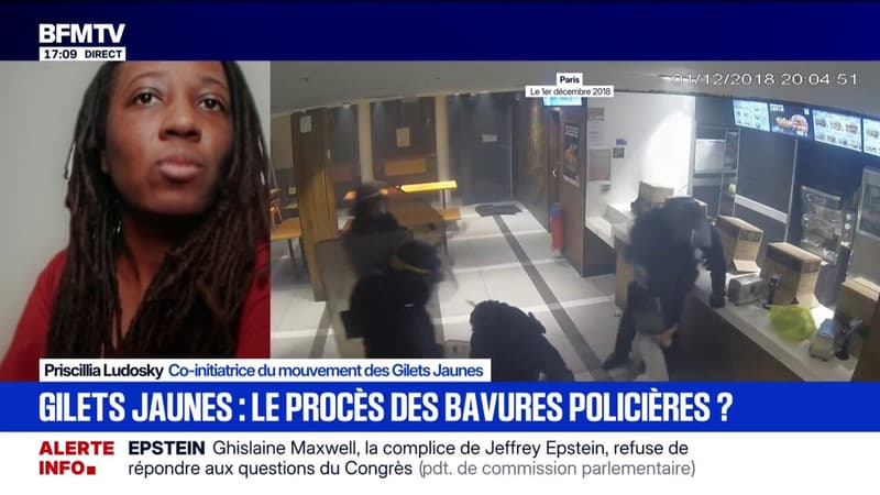 Procès de neuf CRS: "On ne matraque pas les gens parce qu'on est fatigué", estime Priscillia Ludosky, co-initiatrice du mouvement des Gilets Jaunes