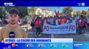 Hyères: la colère des soignants de la clinique Sainte-Marguerite