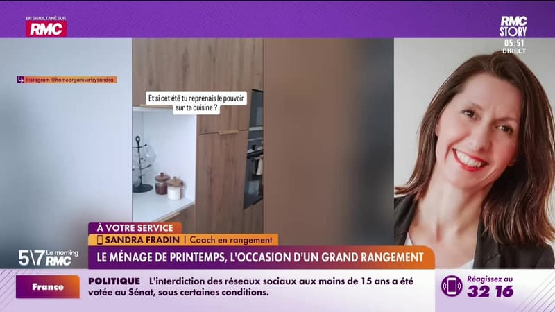 Sandra Fradin à votre service : Le ménage de printemps, l'occasion d'un grand rangement - 01/04