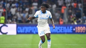 Darryl Bakola avec l'OM en août 2025.
