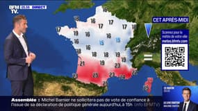 De la pluie sur les trois quarts de la France, avec des températures comprises entre 15°C et 26°C... La météo de ce mardi 1er octobre