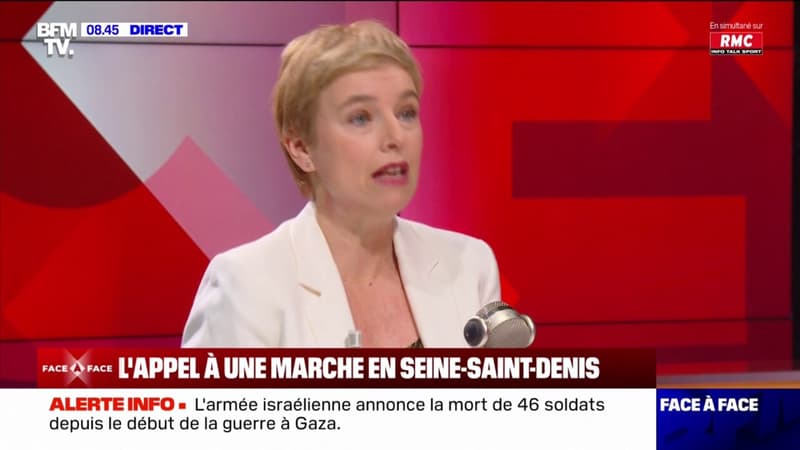 Clémentine Autain sur la marche contre l'antisémitisme: 