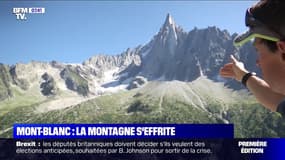 L'inquiétante fonte de la mer de glace dans le massif du Mont-Blanc