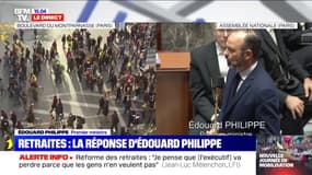 Édouard Philippe sur la réforme des retraites: "Notre objectif c'est que le niveau de vie des personnes pensionnées ne baisse pas"