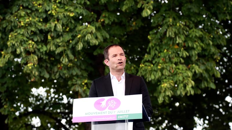 Benoît Hamon, le 1er juillet 2017 à Paris. 