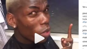Paul Pogba présente sa coupe de cheveux des vacances 