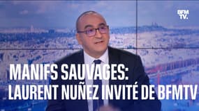 Manifestations sauvages, maintien de l'ordre, accusation de violences policières... L'interview de Laurent Nuñez en intégralité