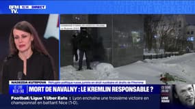 Mort d'Alexeï Navalny: "Un grand choc pour tout le monde russe", explique Nadezda Kutepova, réfugiée politique russe