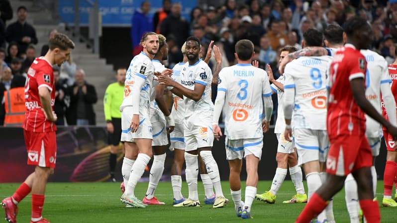 L'OM face à Montpellier, le 19 avril 2025