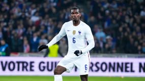 Paul Pogba lors du match amical France-Afrique du Sud le 29 mars 2022 à Lille