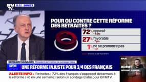 72% des Français sont opposés à la réforme des retraites, soit 6 points de plus en une semaine