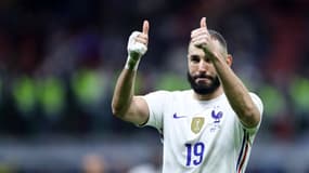 Karim Benzema avec l'équipe de France