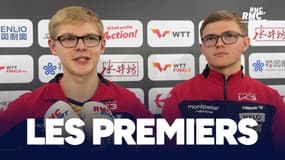 WTT Finals Fukuoka : "Énorme de finir avec ce trophée", les frères Lebrun racontent leur victoire en double