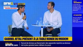 "On est d'une génération qui a vu les États-Unis gagner à chaque fois", affirme Gabriel Attal, président du groupe EPR à l'Assemblée, à propos des géants du numérique #BFM2