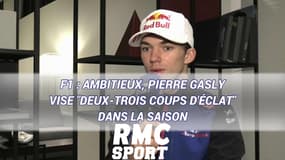 F1 : Ambitieux, Pierre Gasly vise "deux-trois coups d'éclat" dans la saison