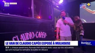 Mulhouse: Claudio Capéo expose son ancien van de tournée