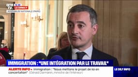 Gérald Darmanin promet "le texte le plus ferme sur l'immigration présenté par un gouvernement"