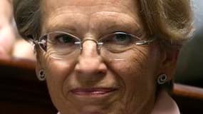 Très critiquée pour avoir passé ses vacances en Tunisie alors que la contestation du régime Ben Ali enflait, Michèle Alliot-Marie enregistre la plus grosse chute du baromêtre Ipsos-Le Point en perdant 12 points à 38% d'opinions favorables. /Photo prise le