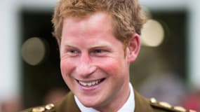 Le prince Harry lors d'une visite sur la base navale de Plymouth, en Grande-Bretagne, en août 2013.