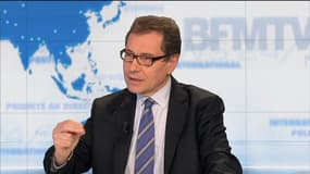 Robert Rochefort, député européen MoDem, sur le plateau du midi - 15 heures sur BFMTV le 8 avril 2013.