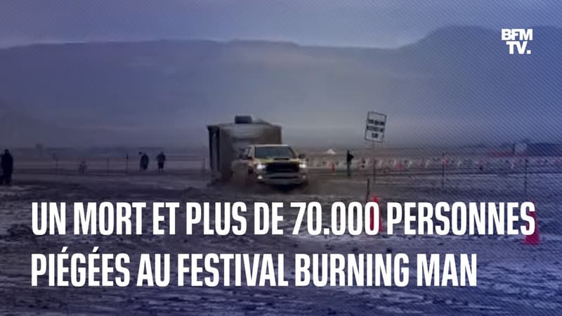 Un mort et plus de 70.000 personnes piégées en plein désert au festival Burning Man