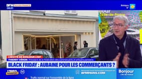 Le président de la Fédération des commerçants et artisans parisiens, demande à ce que les promos du black friday "soient plus réglementées"