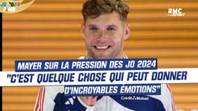 JO de Paris 2024 : Mayer évoque la pression : "C’est quelque chose qui peut donner d’incroyables émotions"