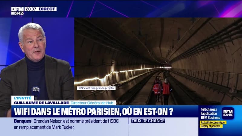 Guillaume de Lavallade (Hub One) : WiFi dans le métro parisien, où en est-on ? - 03/12