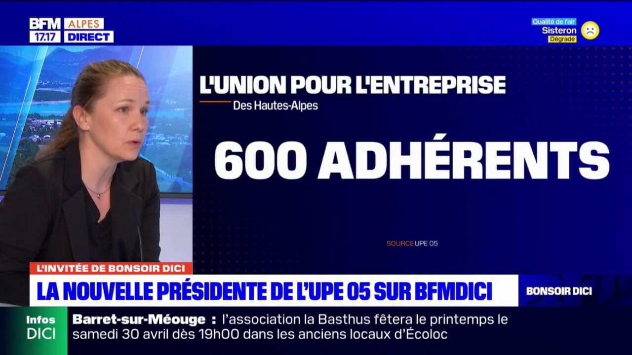 HautesAlpes Lucile BernardReymond, nouvelle présidente de l'UPE05